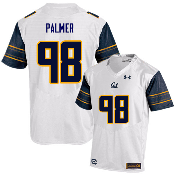 Men #98 Chris Palmer Cal Bears (California Golden Bears College) Football Jerseys Sale-White